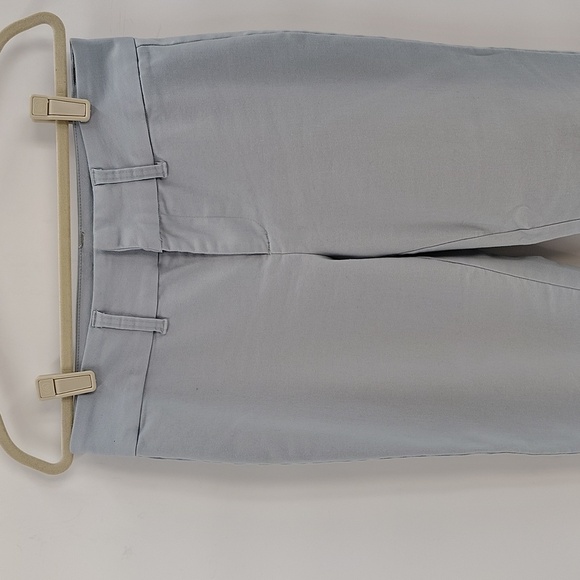 Tinsel Liem Blue Capris with Sleek cropped 30 style zip ankle stretch mid rise - Picture 2 of 10